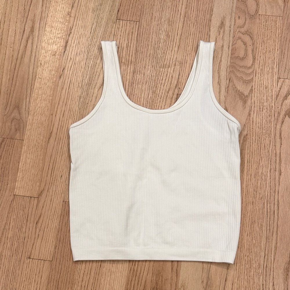 Cropped Tank  - Ribbed - A New Day